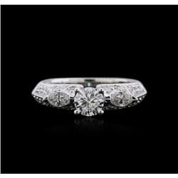 18KT White Gold 1.04ctw Diamond Ring