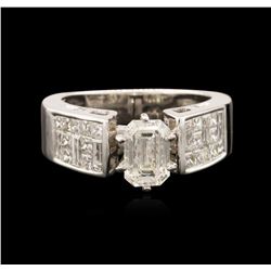 14KT White Gold 1.63ctw Diamond Ring