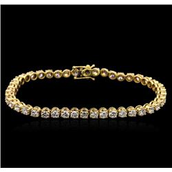 6.00ctw Diamond Tennis Bracelet - 14KT Yellow Gold