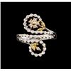 18KT Two-Tone Gold 0.60ctw Diamond Ring