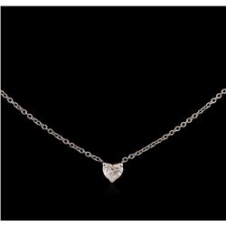 0.27ct Diamond Necklace - 14KT White Gold