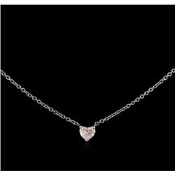 0.27ct Diamond Necklace - 14KT White Gold