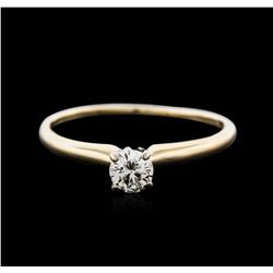 14KT Yellow Gold 0.65ct Diamond Solitaire Ring