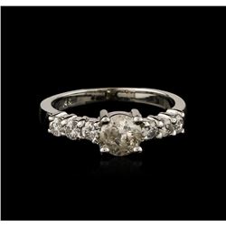 14KT White Gold 0.86ctw Diamond Ring