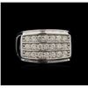 Image 1 : 1.00ctw Diamond Ring - 14KT White Gold