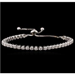 14KT White Gold 2.34ctw Diamond Tennis Bracelet