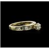 Image 2 : 1.21ctw Diamond Ring - 14KT Yellow Gold