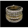 Image 1 : 2.98ctw Diamond Ring - 14KT Two-Tone Gold