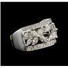 Image 2 : 1.20ctw Diamond Ring - 14KT White Gold
