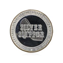 1967 $5 Las Vegas Sterling Silver Gaming Token