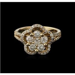 14KT Yellow Gold 1.14ctw Diamond Ring