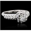 Image 2 : 18KT White Gold 1.76ctw Diamond Ring