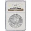 Image 1 : 1999 NGC MS69 American Silver Eagle Dollar