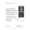 Image 3 : 14KT White Gold 11.66ct GIA Certified Tanzanite and Diamond Pendant With Chain