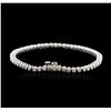 Image 3 : 14KT White Gold 1.87ctw Diamond Tennis Bracelet