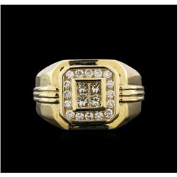 1.00ctw Diamond Ring - 14KT Yellow Gold