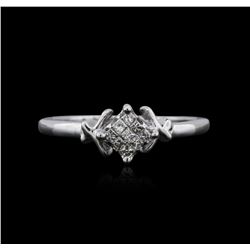 10KT White Gold 0.10ctw Diamond Ring