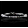 Image 1 : 14KT White Gold 5.45ctw Diamond Bracelet