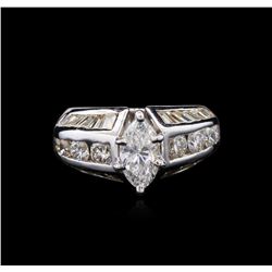 2.37ctw Diamond Ring - 18KT White Gold