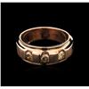 Image 1 : 0.68ctw Light Brown Diamond Ring - 14KT Rose Gold
