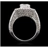 Image 3 : 14KT White Gold 4.38ctw Diamond Ring