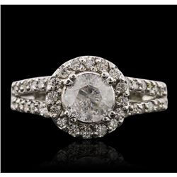 14KT White Gold 1.77ctw Diamond Ring