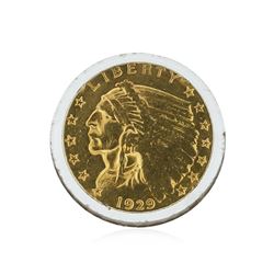 1929 $2.50 Indian Head Quarter Eagle Gold Coin