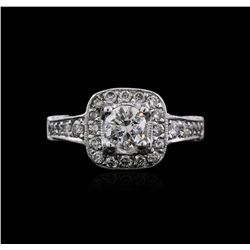 14KT White Gold 1.63ctw Diamond Ring