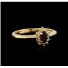 Image 2 : 14KT Yellow Gold 0.18ct Ruby and Diamond Ring