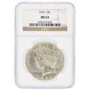 Image 1 : 1922 NGC MS63 Peace Silver Dollar