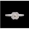 Image 2 : 1.02ctw Diamond Ring - 14KT White Gold