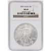 Image 1 : 2007/2007-W NGC American Silver Eagle Dollar Coin Set Lot of 2