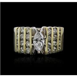 14KT Yellow Gold 1.00ctw Diamond Ring