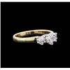 Image 2 : 0.80ctw Diamond Ring - 14KT Yellow and White Gold