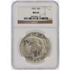 Image 1 : 1923 NGC MS63 Peace Silver Dollar