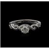 Image 1 : 0.58ctw Diamond Ring - 14KT White Gold