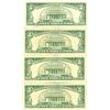 Image 2 : 1963 $5 Red Seal Bill Lot of 4