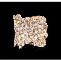 4.00ctw Diamond Ring - 14KT Rose Gold