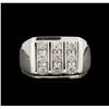 Image 1 : 1.10ctw Diamond Ring - 14KT White Gold
