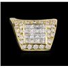 Image 1 : 18KT Yellow Gold 2.03ctw Diamond Ring