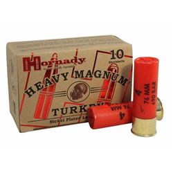Hornady Heavy Mag Turkey 12 Ga 3" #4 Nickel Plated Ammo