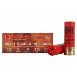 Hornady Heavy Mag Turkey 12 Ga 3" #5 Nickel Plated Ammo