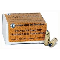 JAMISON AMMO .380ACP 95GR. JHP 20-PACK