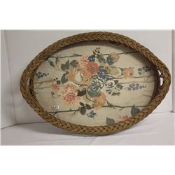 Wicker tray