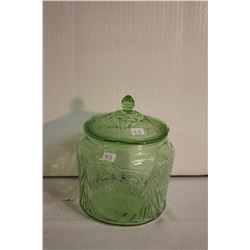 Royal lace Depression cookie jar