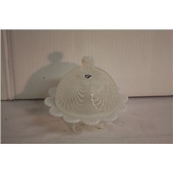 Clear Opalescent dish