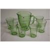 Image 1 : Depression glass water set
