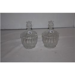 Crystal candy dishes