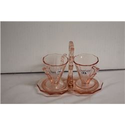 Pink Depression glass