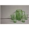 Image 1 : Depression glass water set